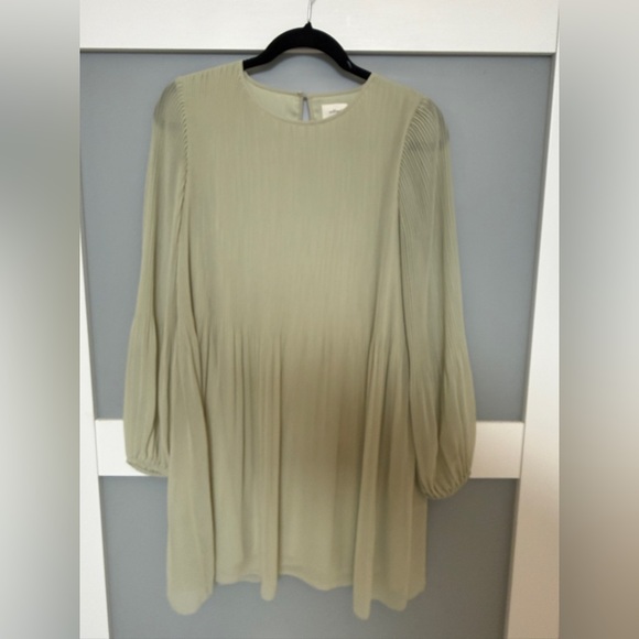 Wilfred Daydreamer Dress in Sage Frost Size Small - Picture 2 of 5